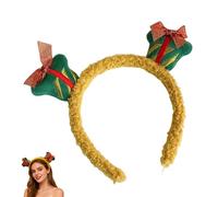 Genérico Seasonal Celebration Hairbands - Plush Headpiece for Festival | Alloy with Fabric Resin Flocking, Lightweight Christmas Style, Fun Party Accessory for Women Girls, Winter Holiday Gathering