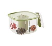 Genérico Seasoning Box - Clear Storage Container | Spicce Jar with Lids for Homes Kitchens and Hotels Clear Condiment Jars Pots for Spices Sugar Salt Pepper Airtight Food Container Storage Box