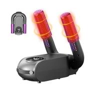 Genérico Secador de Botas - Calentador Plegable Para Botas De Trabajo - Secador Rápido Portátil Con Temporizador Para Guantes Calcetines Gorros,Hogar Exteriores