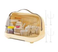 Genérico Séchoir à biberons Portable Avec couvercle, stérilisateur et séchoir de Voyage Compact, Ensemble d'alimentation pour bébé Anti-poussière, Cadeau idéal pour Les Nouveaux Parents