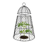 Genérico Seedling Dome Cover - Metal Plant Basket, Heavy Duty Wire Protection Basket & Metal Plant Cover | For Gardeners, Beginners, Gardening Enthusiasts | Vegetable & Flower Garden Protection