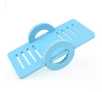 Genérico Seesaw Toy Hamster Chew Toy Pet Ejercise Playground Small Animal Elimination Momonga Safety Blue Wooden Seesaw an Exquisite Craft Made with All Your HeartProfessional