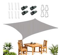 Genérico Segel Schatten - 400x600cm Kompakte Überdachung, Wasserdichte Terrassenüberdachung, Sonnenschutz | Robuster Oxford Stoff Schattenspender Für Familienfeiern Terrasse Grillparty Camping Wander