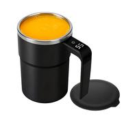 Genérico Selbstrührende - Taza de café Rührbecher | Taza Mit Automaticher Rührfunktion Für Kaffee & Tee, Aufladbarer 380 ml Getränkebecher Mit Deckel, Weiß - Neuheit