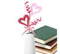 Genérico Selección De Ramos Florales para El Día De Los Enamorados - Decoración Artificial con Jarrón Decorativo | Ramas De Bayas Artificiales - para Banquete, Navidad, Fiestas, Dormitorio Y Sala De