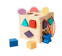 Generico Selector de formas - Juguete educativo para clasificar | Juguetes sensoriales, juguete de reconocimiento de forma de color del juego de educación temprana de madera a 17 b