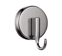 Genérico Self-Adhesive Suction Hooks, ABS 5.7x5.7cm 91g Removable Heavy Duty Bathroom Shower Hooks for Glass Door, Wall, Bedroom, Living Room, Bath, Robe, Coat, Loofah, Key Storage