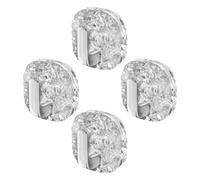 Genérico Self Adhesive Towel Hooks 4 Pack - Pattern No Drill Wall Hooks | Waterproof Bathroom Door Hangers For Towels, Clothes Storage, Toilet Organization And Home Decor