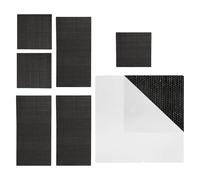 Genérico Self-Adhesive Trampoline Patch Kit (6 Pieces) | PP, 20x16x1cm, 55g | Repair Stickers In 3 Shapes For Mat Tears & Holes | Jumping Mat Accessories