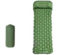 Genérico Self Inflating Sleeping Pad, Sleeping Pad for Camping, Waterproof Inflatable, Anti-Slip Portable Foldable Mattress, Inflatable with Built-in Pillow, Ideal for Backpacking, Hiking (Style-E)