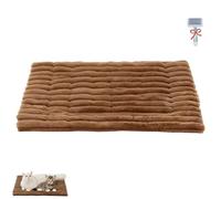 Genérico Self Warming Pet Bed, 2026 Upgraded Pet Self Warming Mat, Cordless Machine Washable Pets Selfs Warmings Mats, for All Pets (Brown,Large)