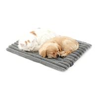 Genérico Self Warming Pet Mat, Anti-Slip Washable Heating Pet Bed, Self-Heating Warm Bed Without Electricity for Cats Dogs, Relieve Anxiety (Grey,Large)