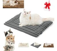 Genérico Self Warming Pet Mat Medium Small Cats Dogs, Soft Flannel Surface Thick Thermal Bed with Non-Slip Bottom, Reflects Body Heat Warm Crate Pad Blanket for Indoor and Feral Pets