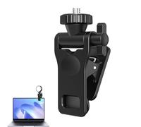 Genérico Selfie Light Clip Mount, Anti-Slip Camera Clamp for Monitor or Tripod, Phone Mount with Screw Adapter, Led Light Attachment for Streaming, Video Calls, Desk Setup, 2.01x1.61 Inches