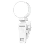 Genérico Selfie Light Clip Mount, Anti-Slip Camera Clamp for Monitor or Tripod, Phone Mount with Screw Adapter, Led Light Attachment for Streaming, Video Calls, Desk Setup, 2.01x1.61 Inches
