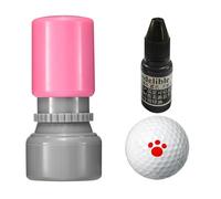 Genérico Sello de Bola de Accesorios de Golf,Marcador de Pelotas de Golf | Plantilla de Bola de automático de Secado rápido a Prueba de Agua para Estudiante sin Accesorios de Almohadilla de Tinta