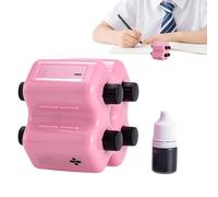 Genérico Sello De Cálculo Matemático - Sello De Rodillo ABS 4 En 1 De 150 G, Multiplicación De Y, De Aprendizaje, Herramienta De Práctica De Matemáticas Escuela Primaria | Material Didáctico,