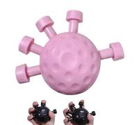 Genérico Seloniax Strength Ball, Arm Builder Forearm Seloniax Strength Ball, Adjustable Silicone Grip Trainer Finger Exerciser & Hand Strengthener (Pink)