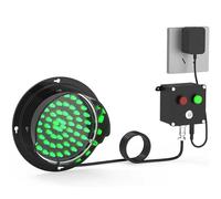 Genérico Semáforo LED de tráfico, Rojo/Verde de Dos Colores, Luz de Advertencia Industrial, Impermeable IP67, Plug & Play, para sitios de construcción, almacenes,200mm/8in
