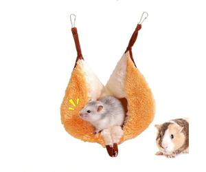 Generico Semi Enclosed Ferret - Hammock Cage Nest, Hamster and Small Pet Cave, Durable Animal Shelter | Resting and Travel Home for Chinchilla Sugar Glider Indoor Outdoor Dining Trail