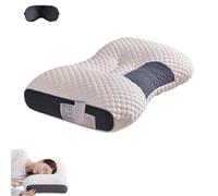 Genérico Sempai Cervical Breathable Fabric Ergonomic Contoured Neck Pillow, Sempai Soft Non Collapsing Cervical Pillow, Standard Size for All Sleepers, Washable, for Home (1Pcs)