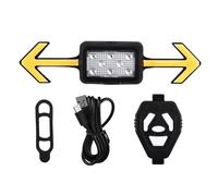 Generico Señales de inalámbricas - Bicicleta recargable impermeable Ligh, bicicleta de control remoto de advertencia con sombrero duro | de bicicleta recargable USB con batería de 300 mAh para