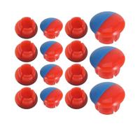 Genérico Señales para Grifo de Agua Caliente y Fría, 40 Tapas Indicadoras Rojas y Azules de Plástico para Perillas de 6,7 MM, Aptas para Uso en Baños y Cocinas, Diseño Resistente