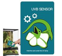 Genérico Sensor UVB,Medidor Portátil,Indicador De Tarjeta para UVB | para Entusiastas, Criadores, Aficionados, Hábitat, Terrario, Cuidado de Mascotas y Cría
