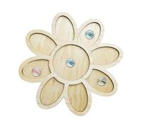 Genérico Sensorik Tablett - Lernspiel | Holztablett Mit Einzigartigem Muster | Fördert Sortieren, Fühlen, Erkennen | Lehrmaterial Für Vorschulkinder, Kindergarten, Therapie, Frühe Bildung