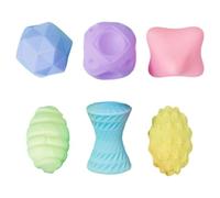 Genérico Sensory Balls for Infents, 6Pcs Soft Vinyl Textured Multi Ball Set