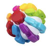 Genérico Sensory Balls - Transformation Rainbow Busy Ball To for, Developmental Play, Fine Motor Skills, Interactive Learning Toy for Boys and Girls, Educational Tool, Home, School