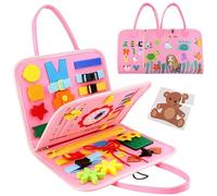 Genérico Sensory Books, Learning Toys Soft - Road Trip Games Fine Motor Activities, Preschool Supplies Life Skills Development Toy for Kindergarten Home School