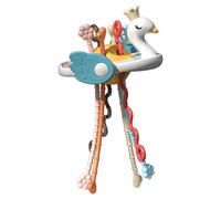 Genérico Sensory Toys - Pull String Infant Teething Toy with Simple Buttons, Sliding Balls Travel Activity Center, Safe Soft Glue ABS Materials - For Car Seat Stroller Journeys