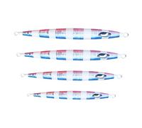 Generico Señuelos Artificiales Luminosos para la - 4 Piezas señuelos Luminosos en la Oscuridad con Anzuelo | Set para señuelo | para bagre, Agua Salada Dulce Crappie Walleye Hombres Adolescentes