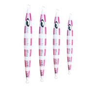 Generico Señuelos de - 4 Piezas Equipo fosforescente con anzuelos, señuelos Artificiales para Agua Dulce | para bagre, Agua Salada Dulce Crappie Walleye Hombres Adolescentes