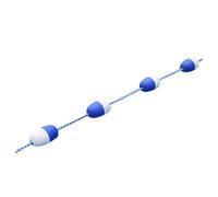 Genérico Separadores de carriles de Piscina, línea Flotante, Cuerda separadora de Seguridad para Piscinas, boya, Escalera portátil para Piscinas, Juego Completo de cuerd