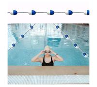 Genérico Separadores de carriles de Piscina, línea Flotante, Separador de Seguridad para Piscinas, boya de Cuerda, Escalera para Piscinas, Kits de Cuerda separadora de Seguridad para Piscinas, Boyas