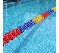 Genérico Separadores de carriles para Piscinas, línea Flotante, Separador de Seguridad para Piscinas, boya de Cuerda, Escalera para Piscinas, Cuerda Flotante Ajustable de 10 m de Largo, Separador par