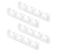Genérico Separadores de Dedos de Silicona Portátiles 2 Pares Reutilizables Herramientas de Cuidado de Uñas para Manicura y Pedicura para Hombres y Mujeres