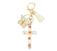 Genérico Sequin Key Pendant, Tassel Glitter Elegant Beautiful Key Ring