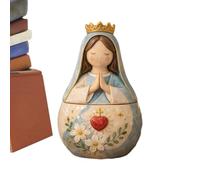 Genérico Serenity Prayer Keepsake Box - Virgin Mary Jesus Desktop Decor
