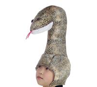 Generico Serpent Fancy Cap - Plush Mascot Fancy Apparel, Novelty Festive Decoration, Unique Animal Party Props | Fun Cosplay Hat Celebrations, Charming Stage Performance Wear For Birthday Gala