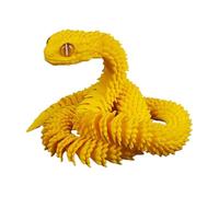 Genérico Serpiente Articulada | Juguete Animal Creado por Impresión 3D,Decoración para Oficina, Estantería, Mesita Noche, Interior de Coche y Tablero de Instrumentos