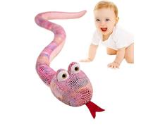 Genérico Serpiente Gigante en - Gran realista, de 63 Pulgadas de Largo | Accesorio de simulación de animales para bromas, Regalo de fiesta, decoración de dormitorio, pantalla del tema del zoológico