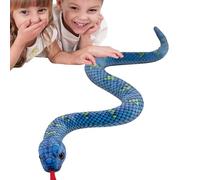 Genérico Serpiente rellena, una Serpiente Lujosa, Party de la Broma Cobra, 39 Pulgadas Snake Relleno de Peluche Cobra Grande para niños para la Broma de la Fiesta de Halloween