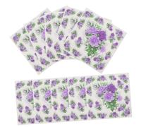 Genérico Servilletas de Papel Desechables con Diseño de Flores Elegantes 100 Hojas 20 Hojas por Bolsa 5 Bolsas por Paquete para Fiestas Y Decoración del Hogar