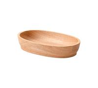 Genérico Serving Bowl - Boat Shaped Tray, Rustic Solid Wood Dish, Wooden Platter Construction, Appealing Centerpiece Display, Food Service Component, Perfect for Desserts & Meal Presentation