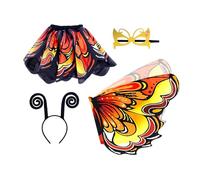 Genérico Set de Disfraz de - Máscara Facial Diadema para Disfraz - Alas de - para Escenarios, Personajes, Desafíos, Eventos Festivos, Halloween, Mascaradas, Fotografías y Cumpleaños