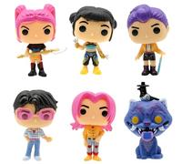 Genérico Set de Figuras Huntrix KPOP 6 Piezas - Figuras Anime de Colección de Rumi, Mira, Zoey & Saja Boys, Juguetes de Decoración para Regalo Original a Niños y Fans