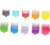 Generico Set de guía del peine 10 unidades, accesorio del peine de límite de peinado de las piezas de repuesto del cortapelos eléctrico 1,5 mm 4,5 mm ~ 25 mm profesional y a la moda